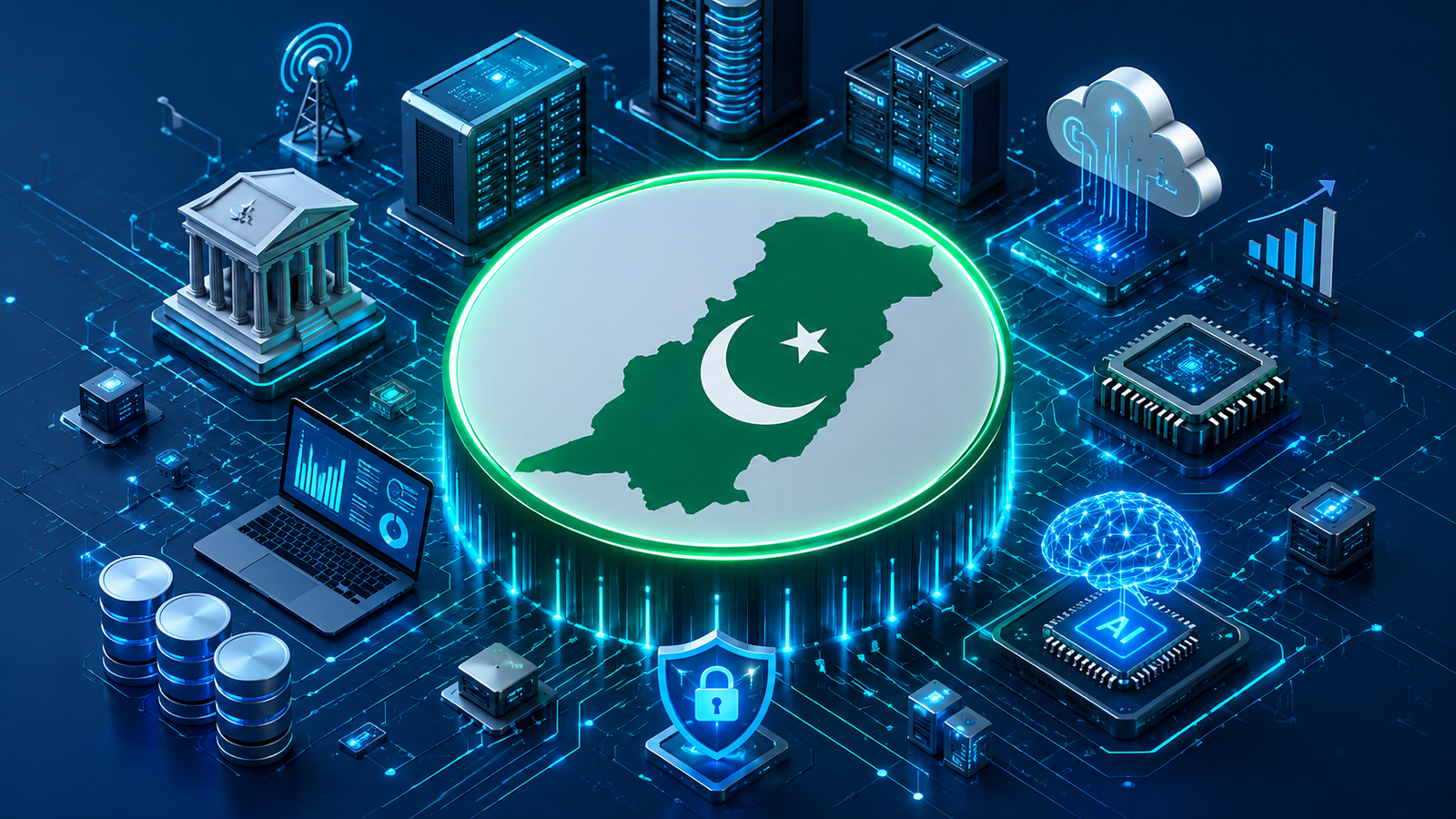 Pakistan government announces a three-year AI infrastructure upgrade plan for the public sector using NVIDIA GPU-powered government data centers.